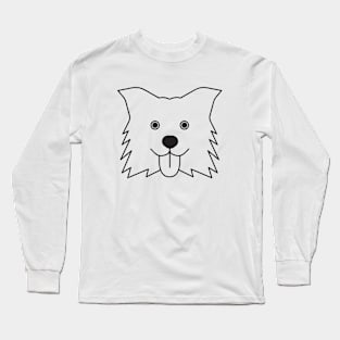 Dog Face Long Sleeve T-Shirt